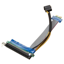 Placa plana com cabo de fita PCI-E Riser